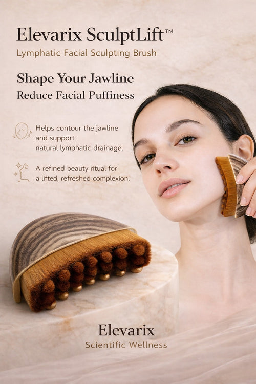 Elevarix SculptLift™ Lymphatic Face Brush - Facial Contour Massage Brush