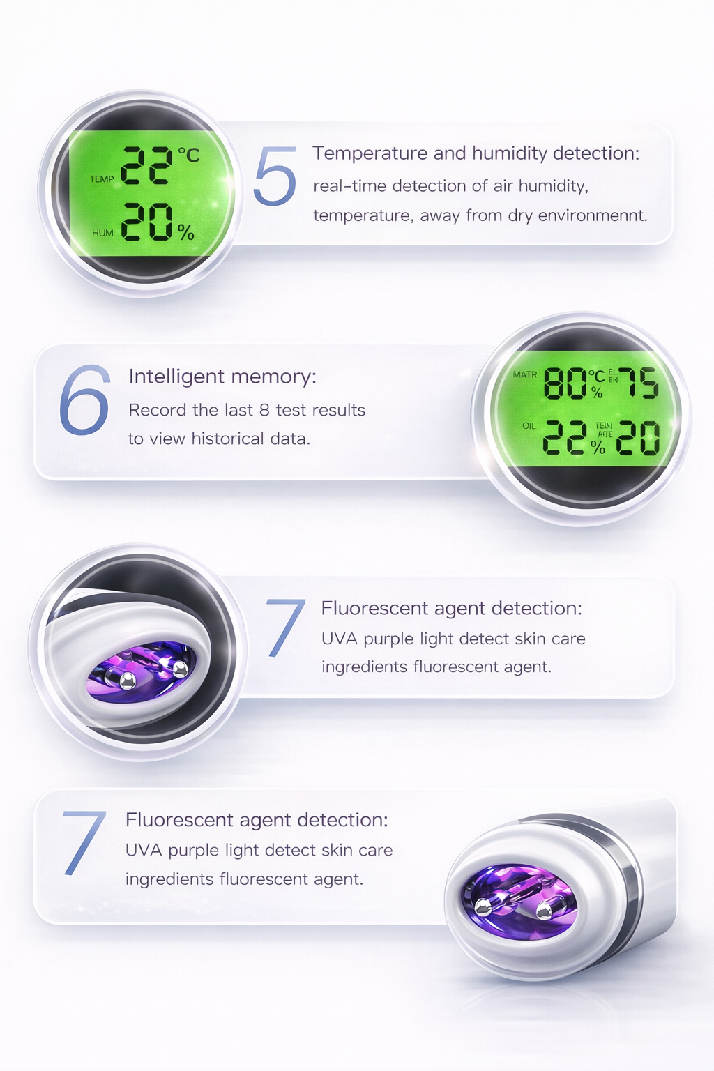 DermaScan Pro™ — Smart Skin Analyzer & LED Beauty Device