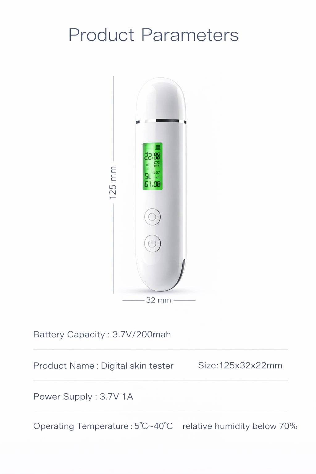 DermaScan Pro™ — Smart Skin Analyzer & LED Beauty Device