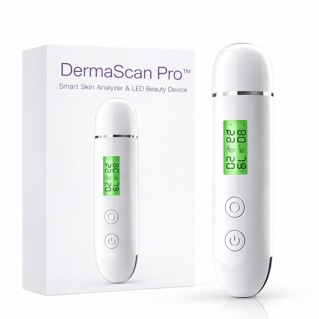 DermaScan Pro™ — Smart Skin Analyzer & LED Beauty Device