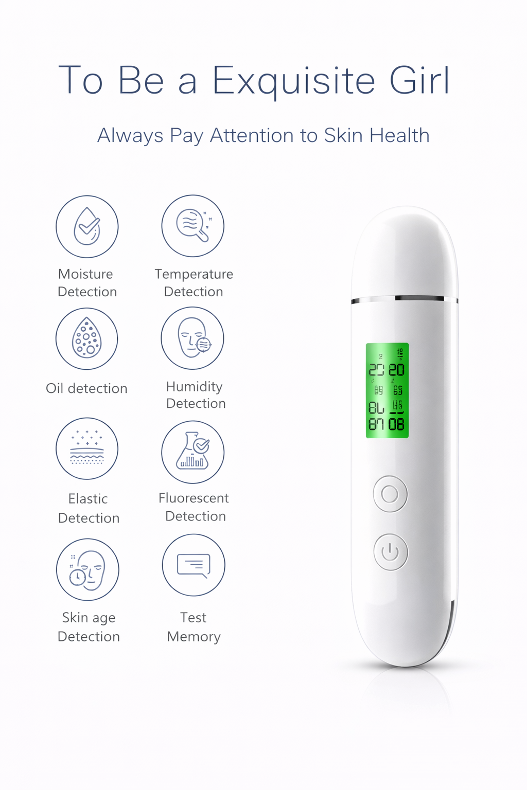 DermaScan Pro™ — Smart Skin Analyzer & LED Beauty Device