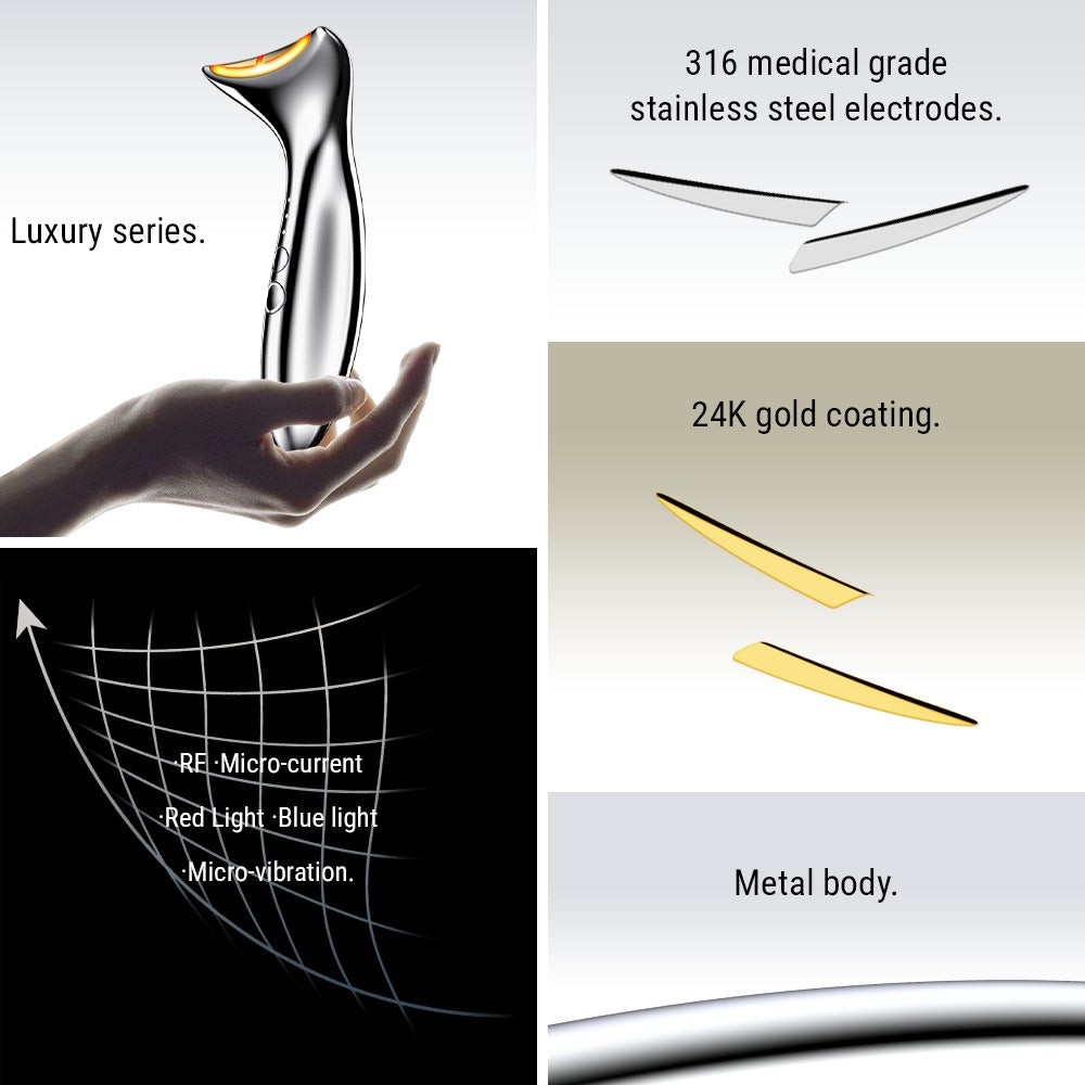 Elevarix LiftWave Pro™ — RF + EMS Face & Neck Device